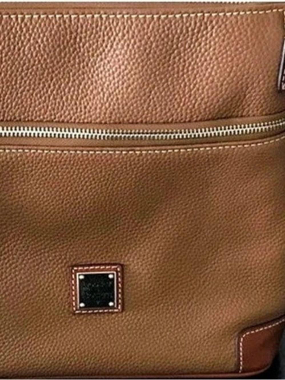 Dooney & Bourke Pebble Grain Crossbody Brown Bag